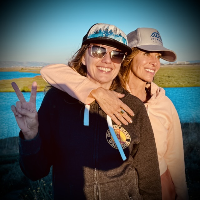 Sunset at the Baylands with friends